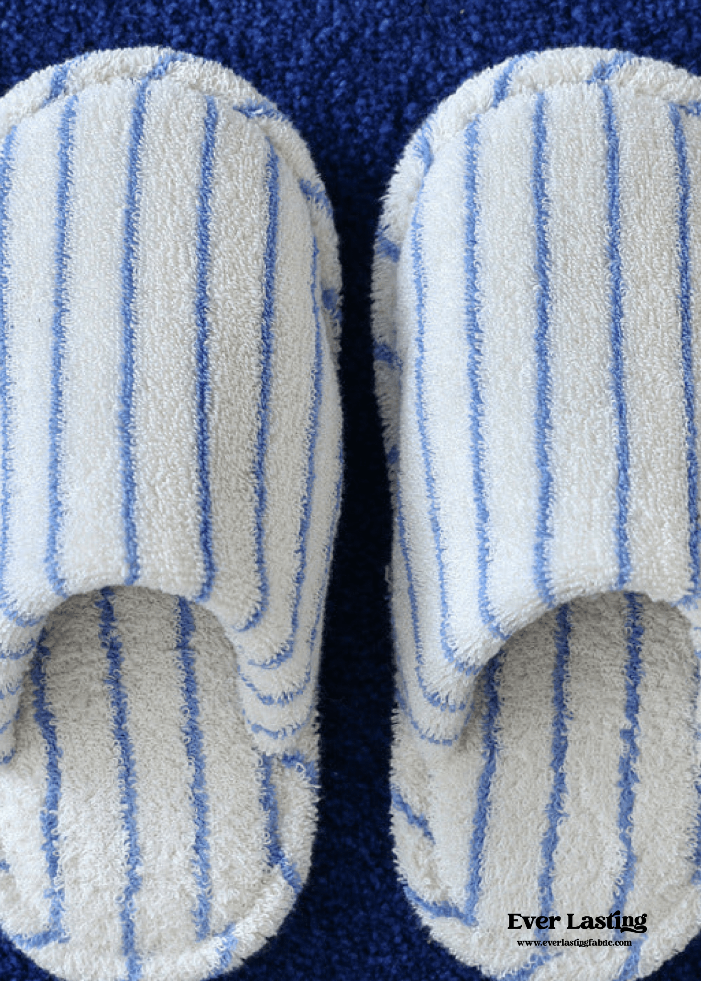 Joni Thin Striped House Slippers - Green