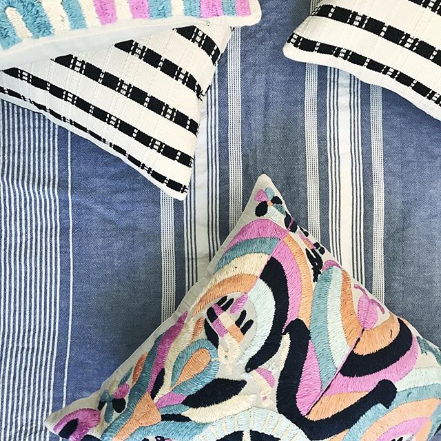 Santiago Grid Pillow - Square