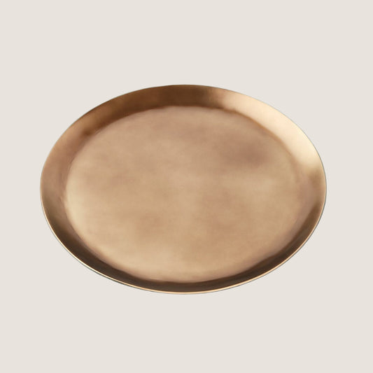 Aged Bronze Charger Plate