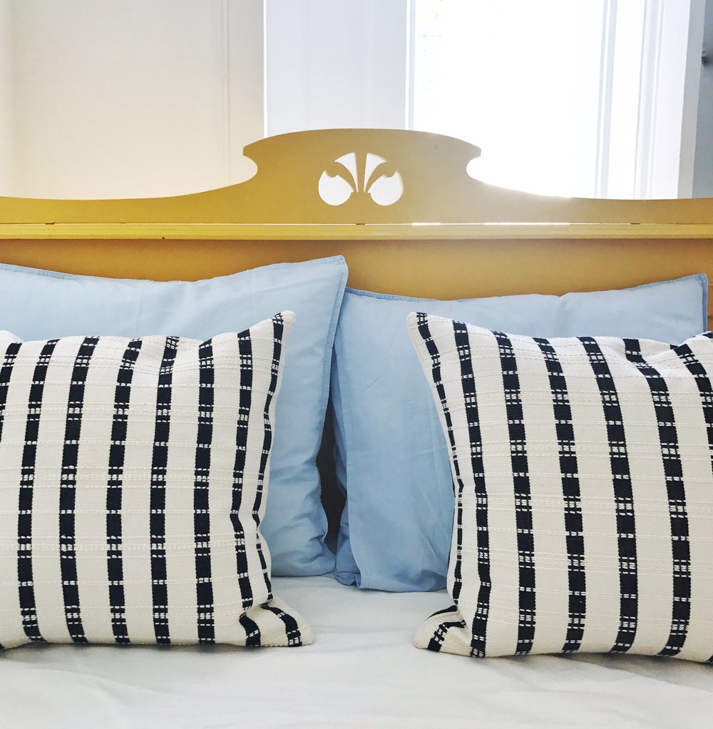 Santiago Grid Pillow - Square