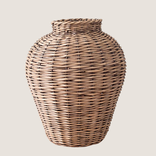 Handwoven Wicker Willow Vase