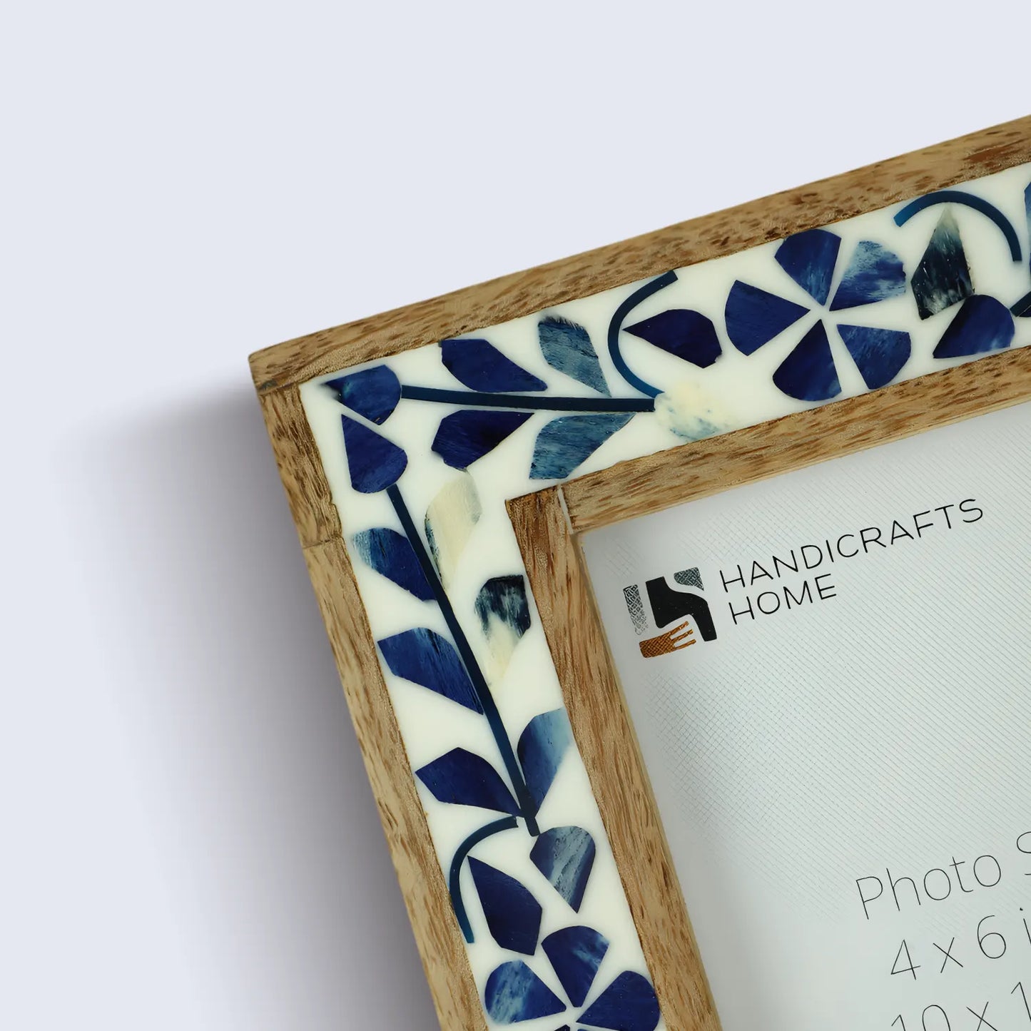 Iris Bone & Resin Inlay Picture Frame