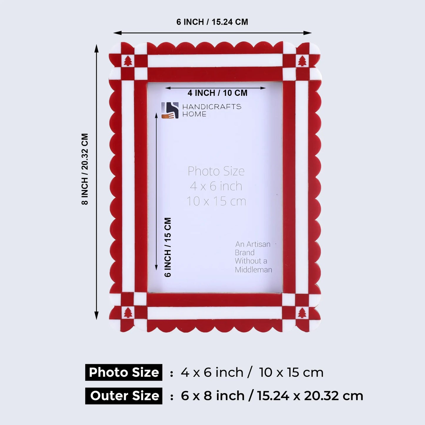 Hanna Resin Inlay Frame