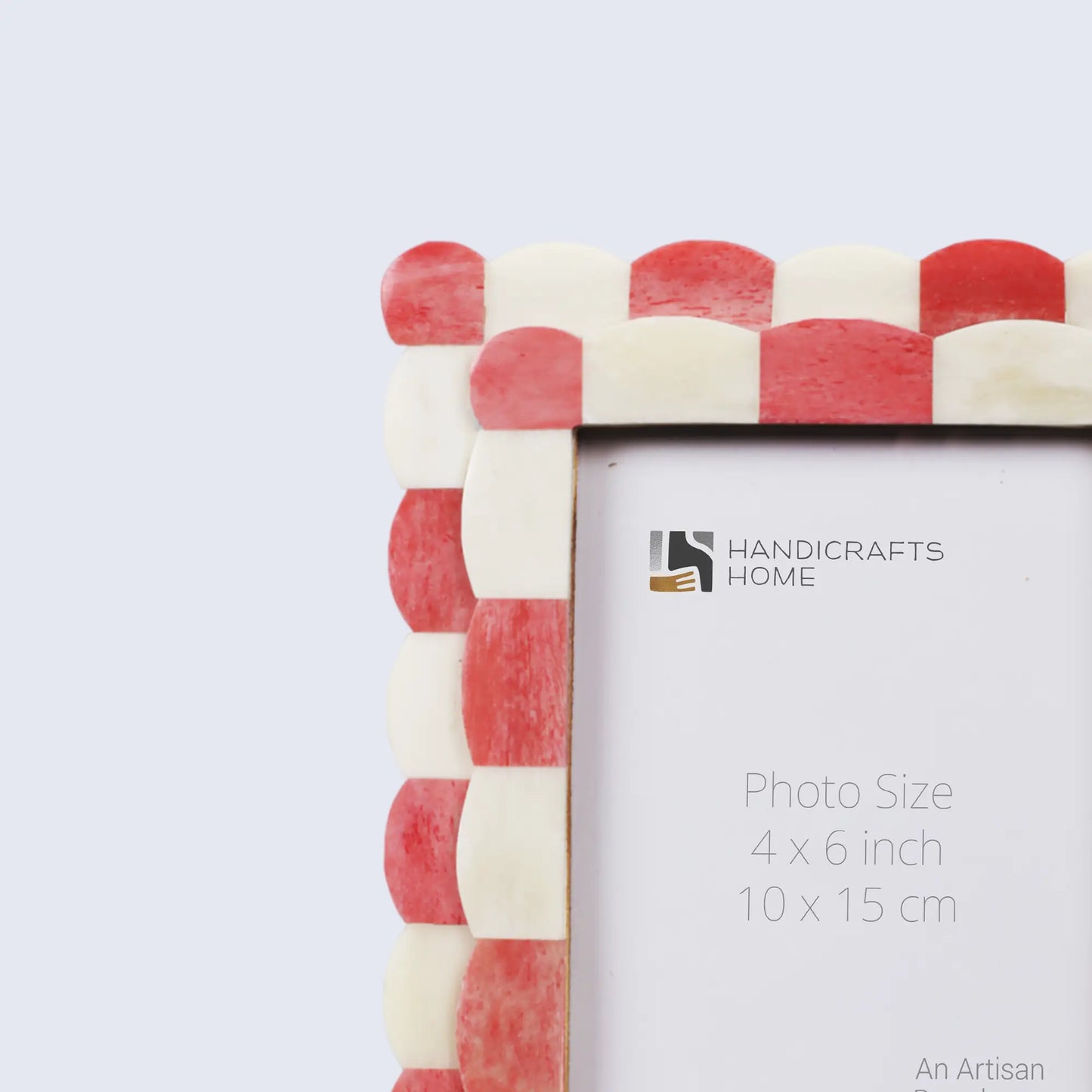 Charlotte Scalloped Pattern Bone Inlay Frame