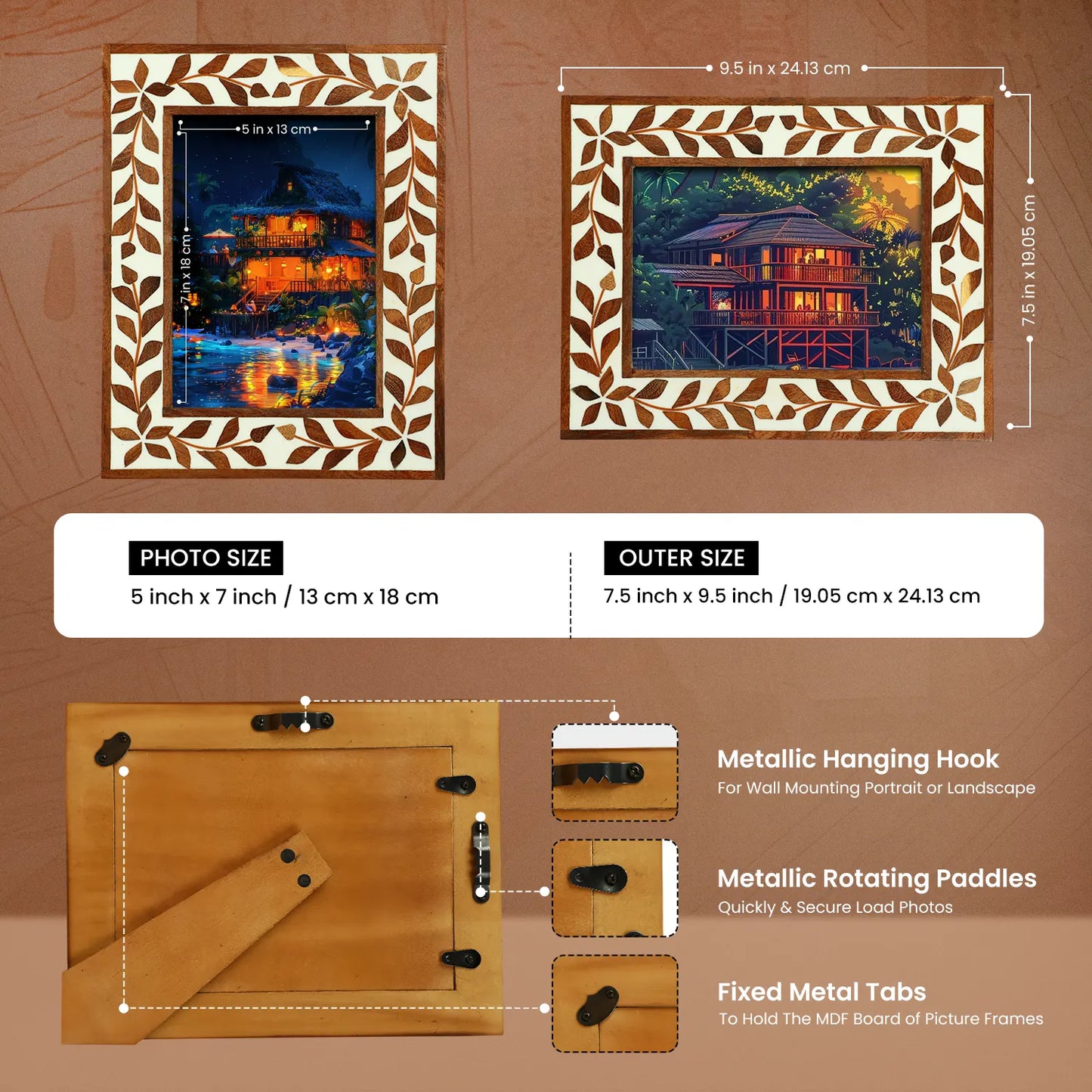 Savannah Resin Inlay Frame