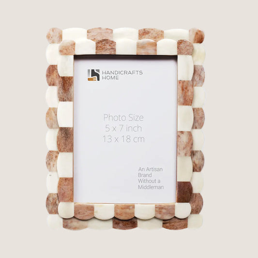 Evelyn Bone Inlay Frame