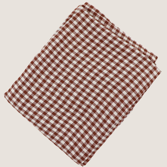 Pecan Plaid Tablecloth