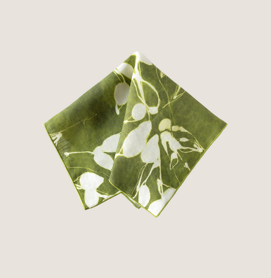 Porto Print in Olive Napkin