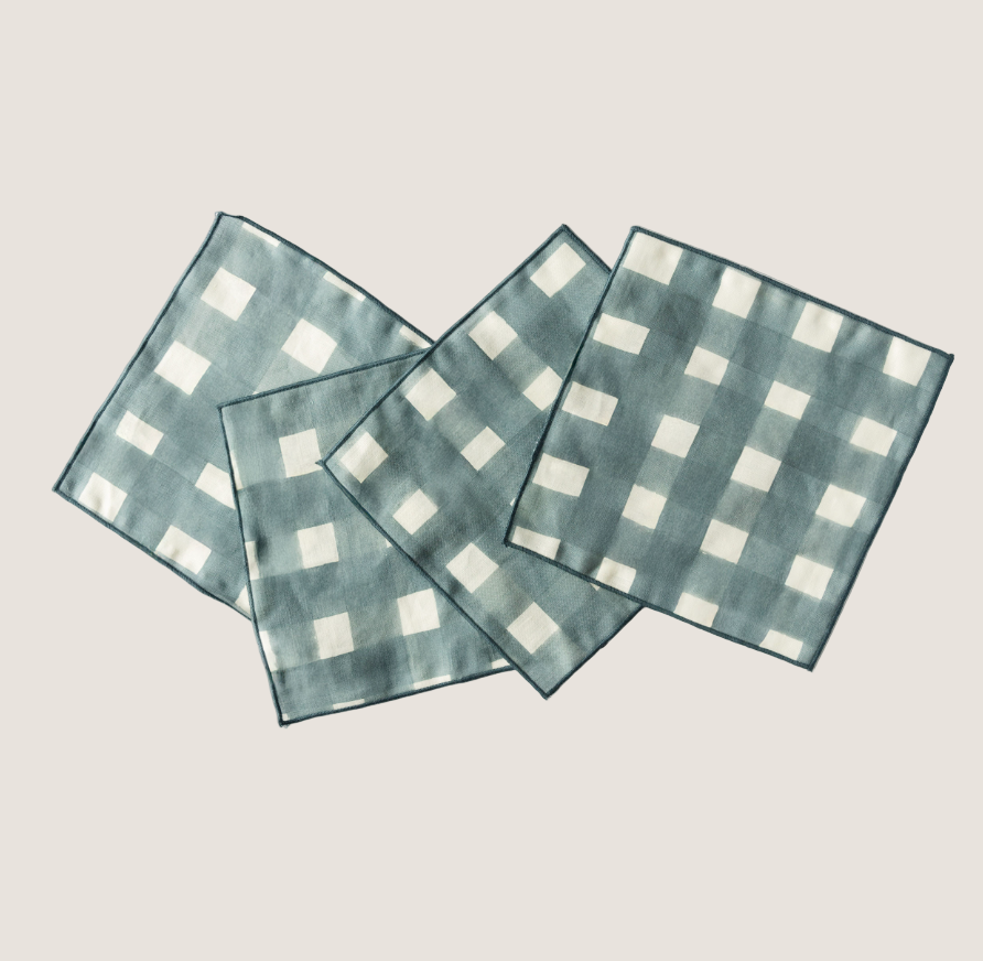 Blue Cocktail Napkins