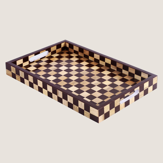 Wood & Resin Inlay Tray 11x17