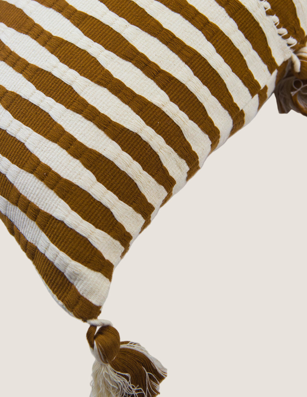 Antigua Pillow - Umber Stripe