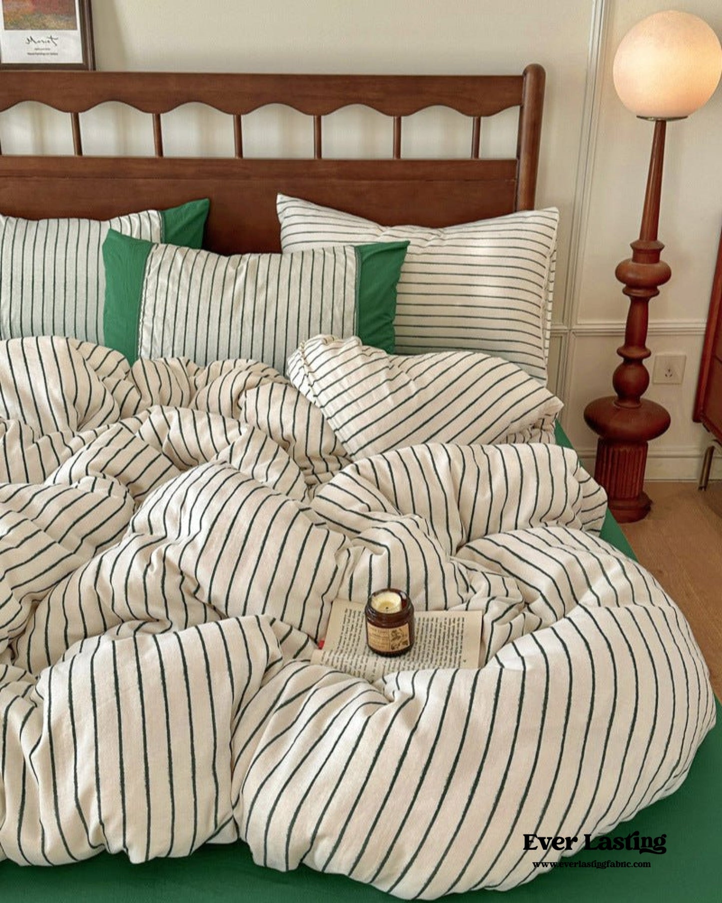 Camille French Stripe Bedding Set