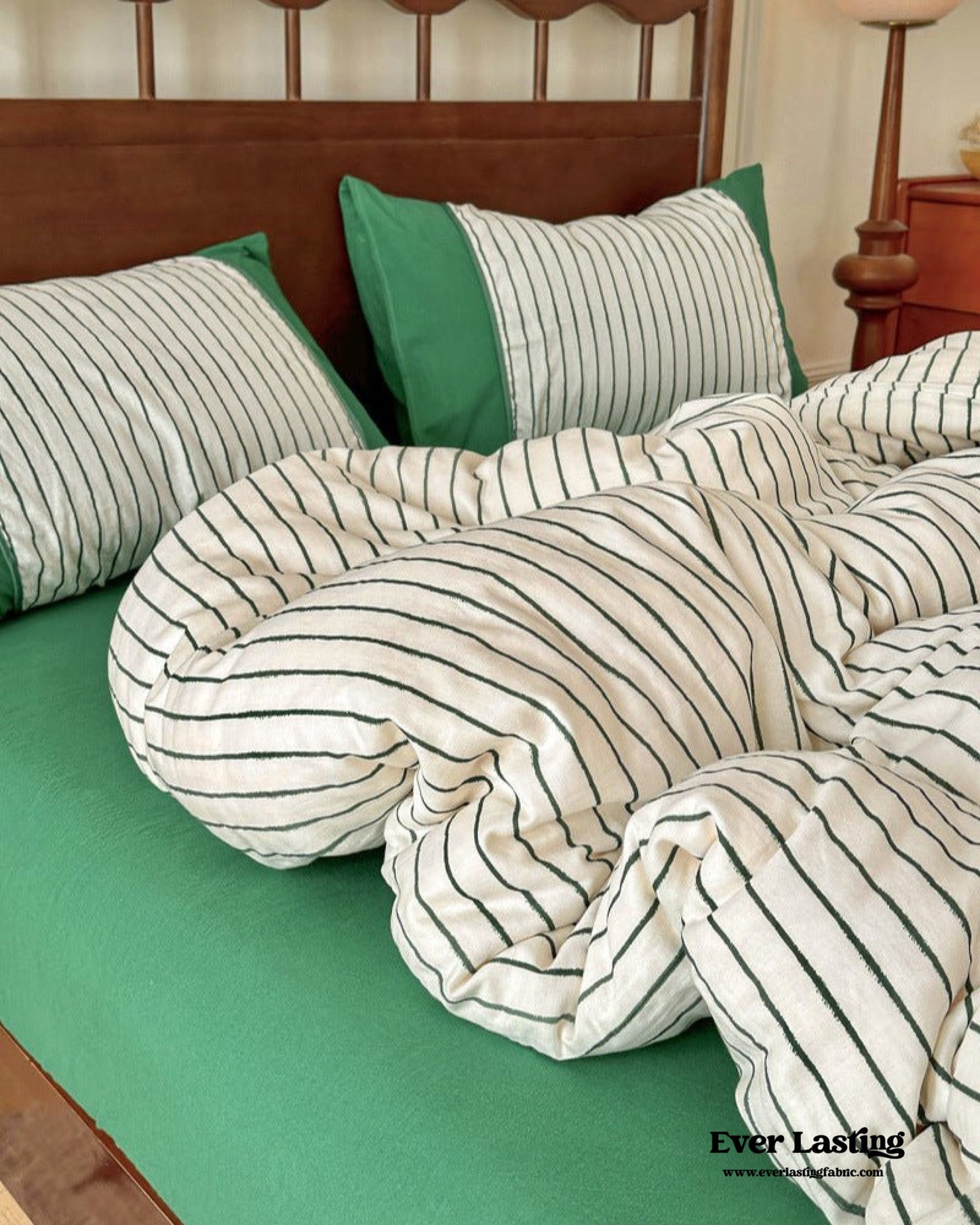 Camille French Stripe Bedding Set