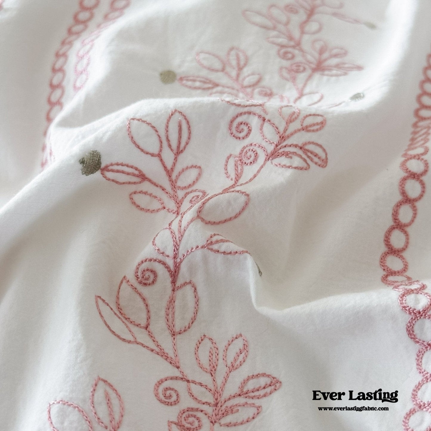 Embroidered French Lace Ruffle Pillowcases / Blue