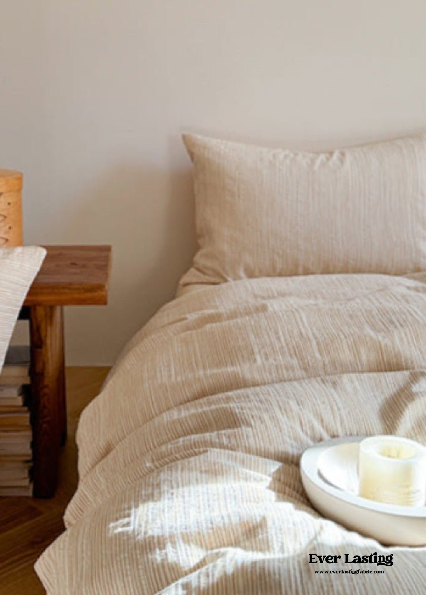 Emma Duo Striped Jacquard Bedding Set