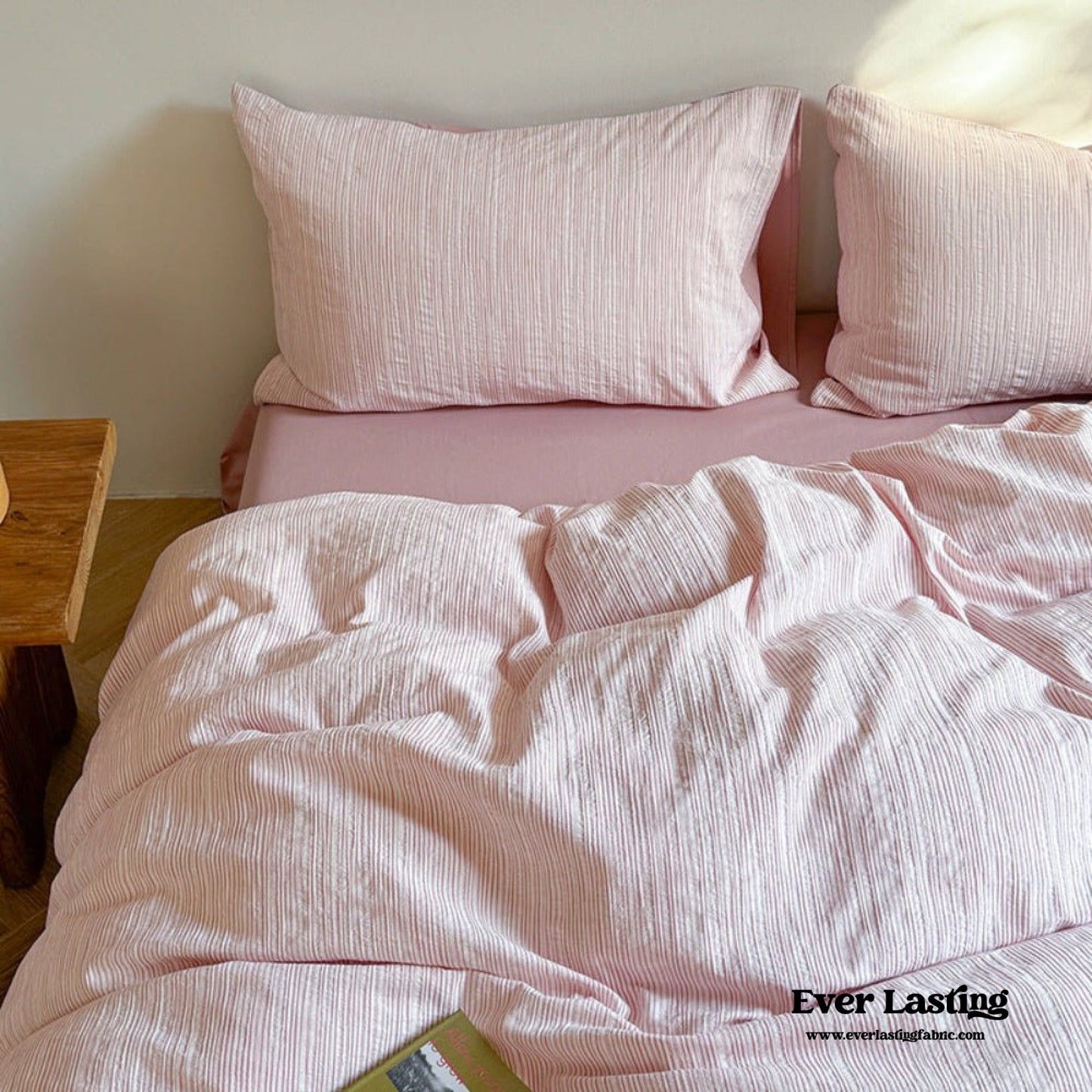 Emma Duo Striped Jacquard Bedding Set