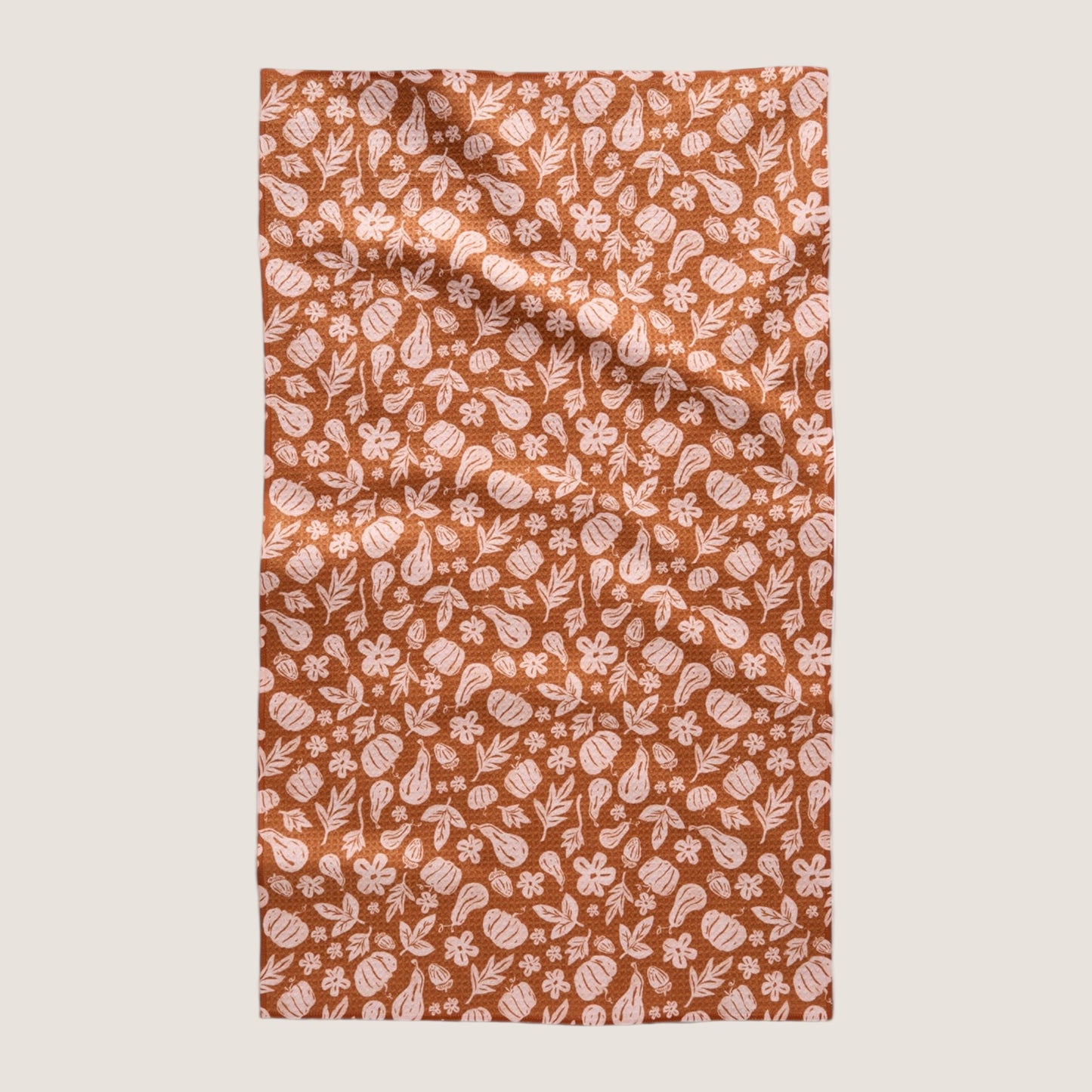 Farm Harvesting Days Geometry Tea Towel