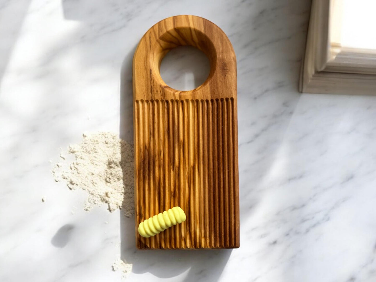 Olive Wood Gnocchi Board