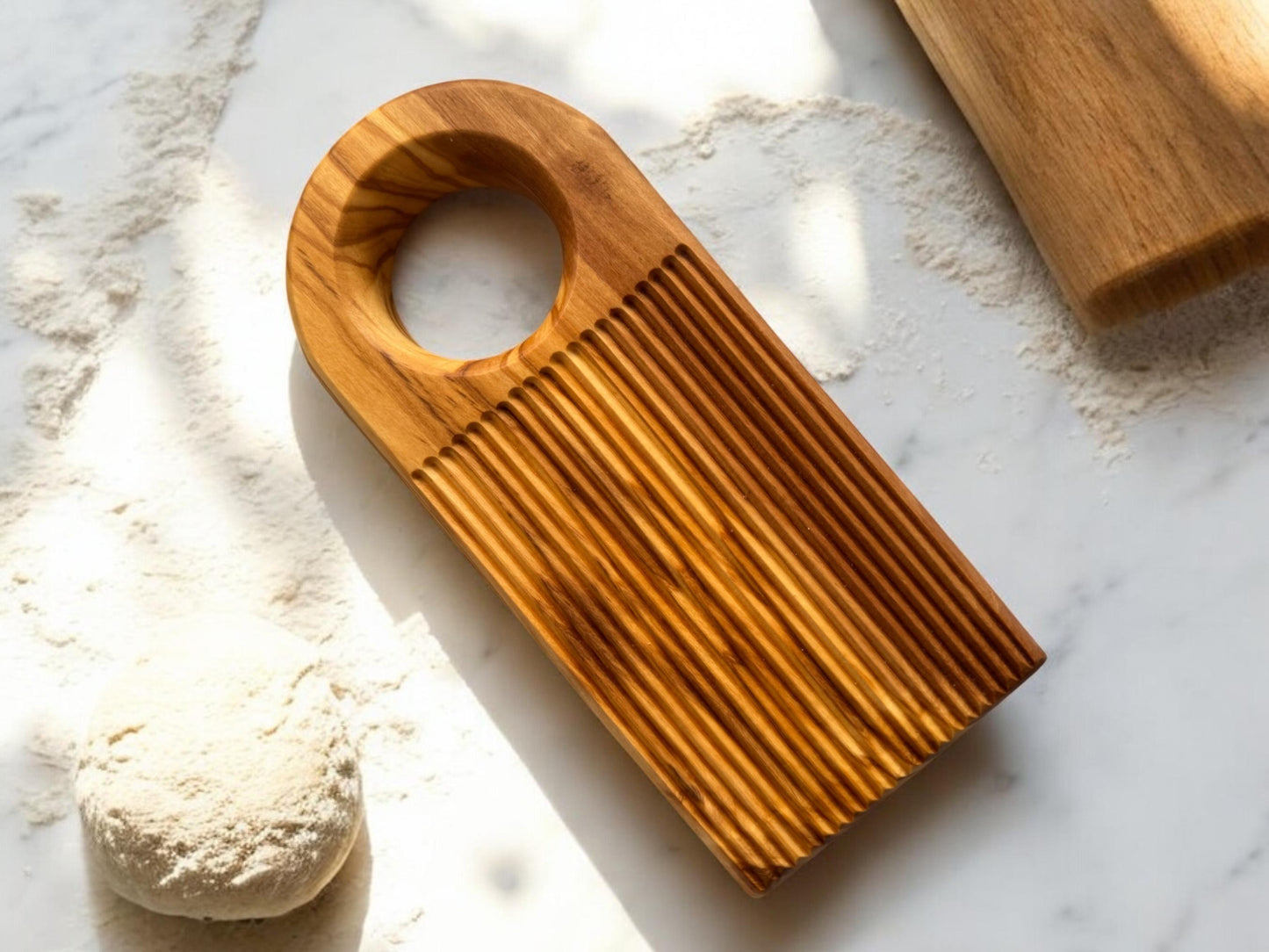 Olive Wood Gnocchi Board