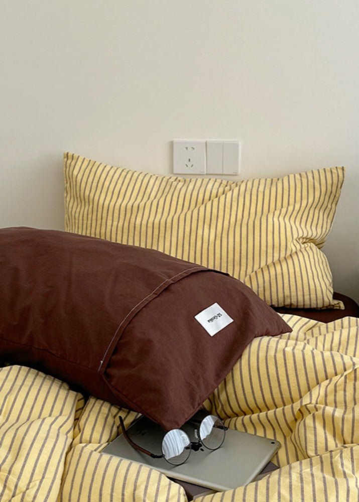 James Striped Bedding Set