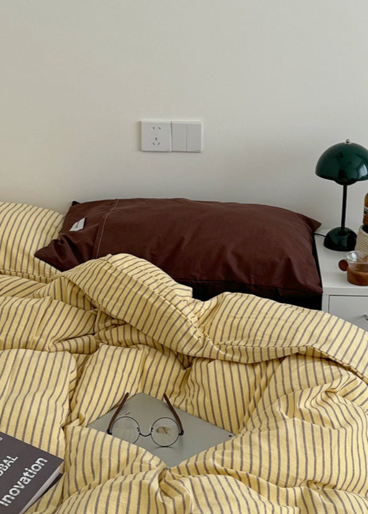 James Striped Bedding Set