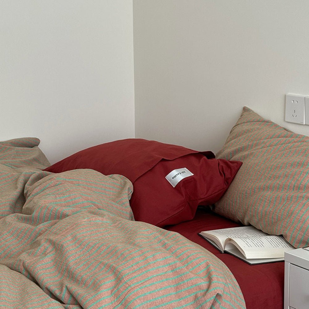 James Striped Bedding Set