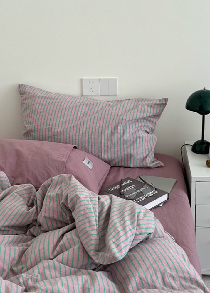 James Striped Bedding Set