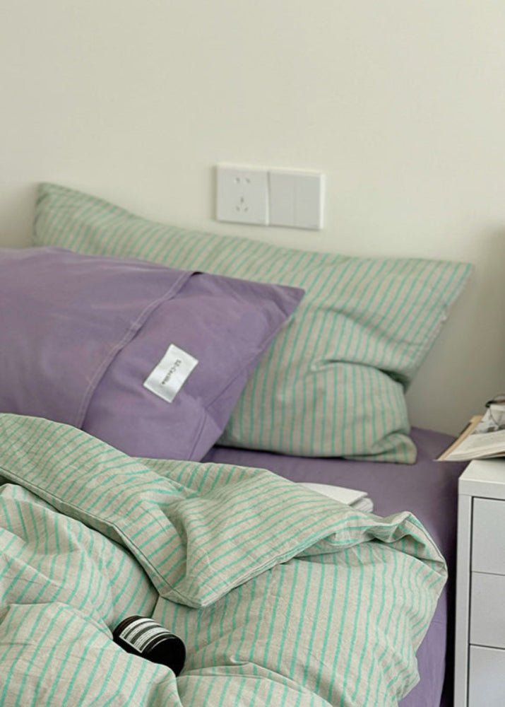 James Striped Bedding Set