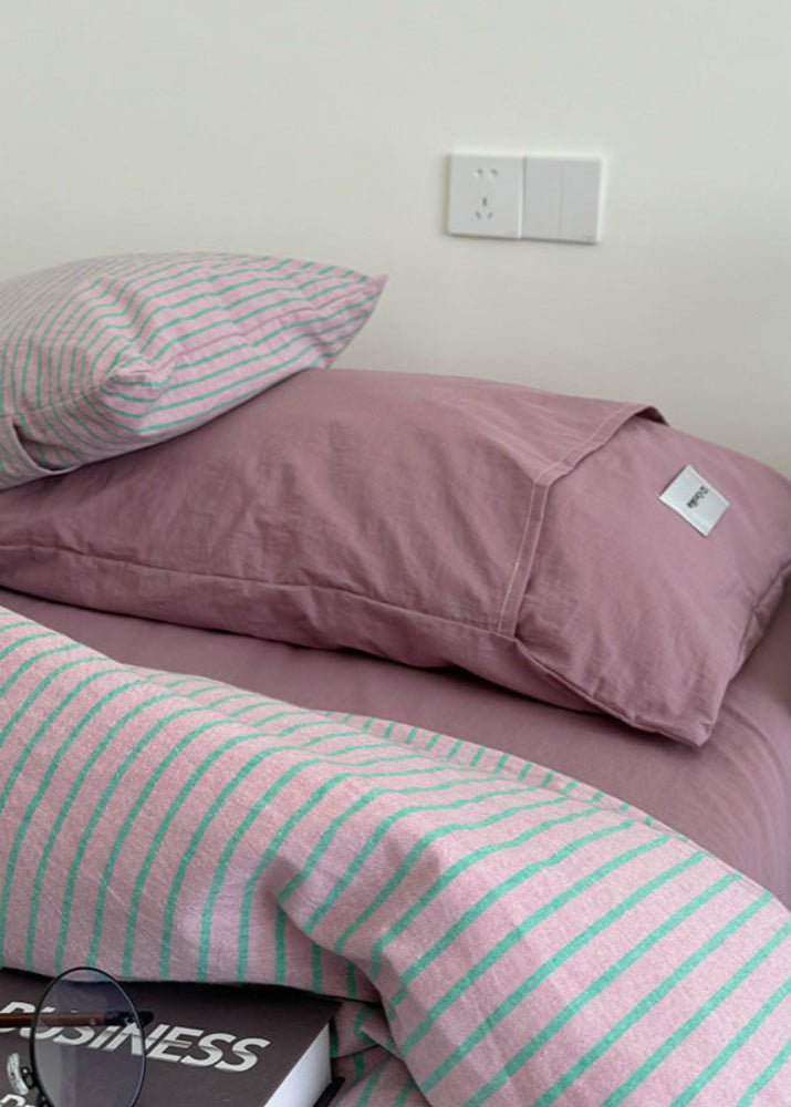 James Striped Bedding Set