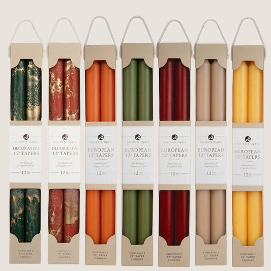 12'' Decorative Taper Candle 2-Packs