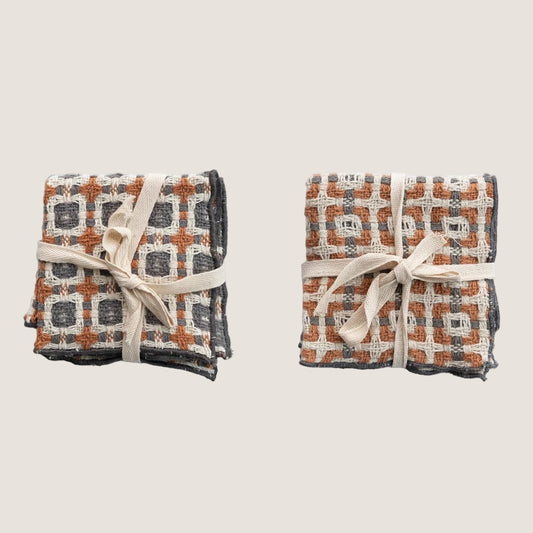 Cotton Dobby Dish Cloths (Set of 3)