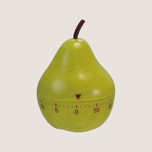 Green Pear Shaped 1 Hour Twist Timer