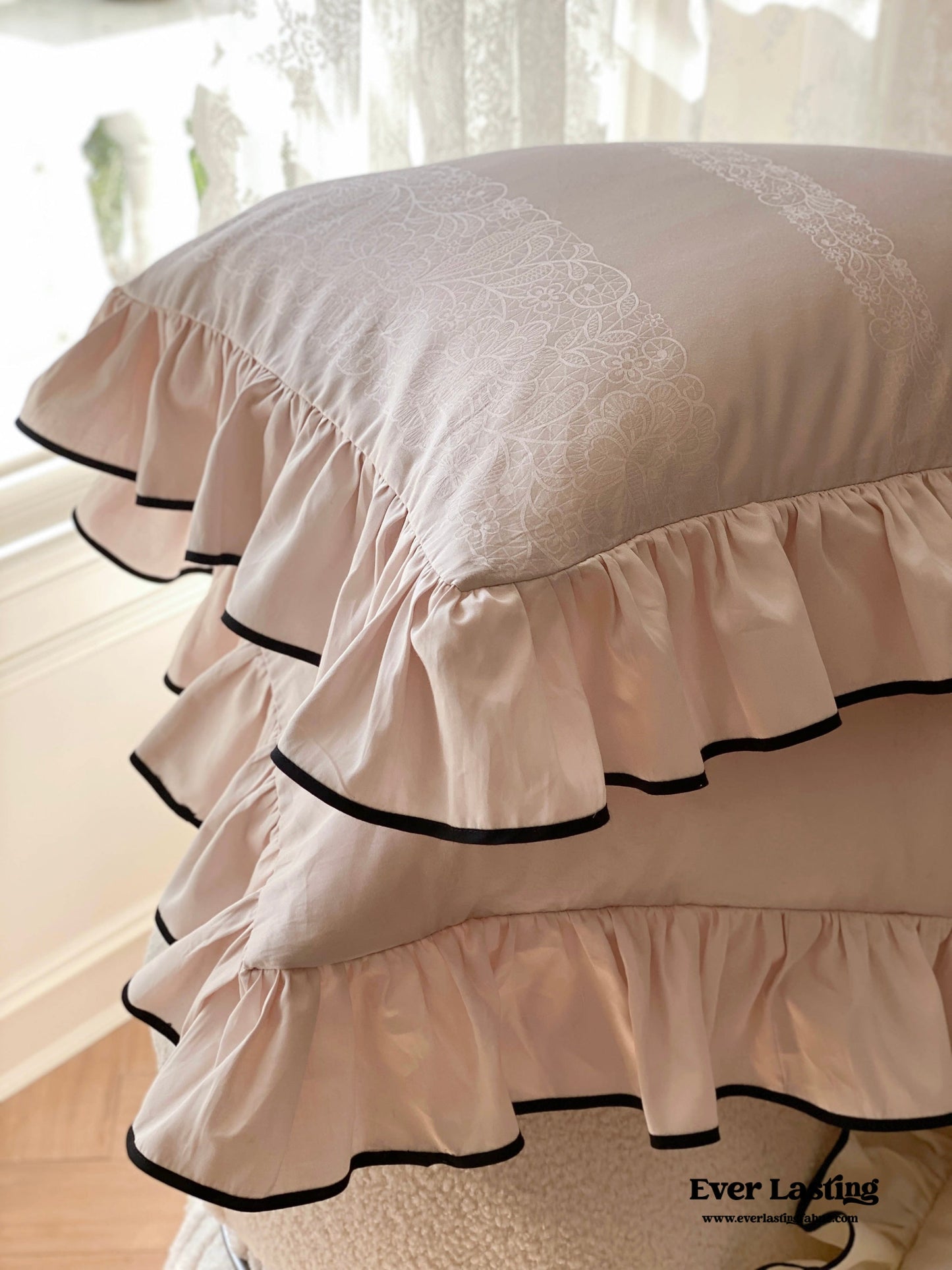 Silky Ruffle Pillowcases