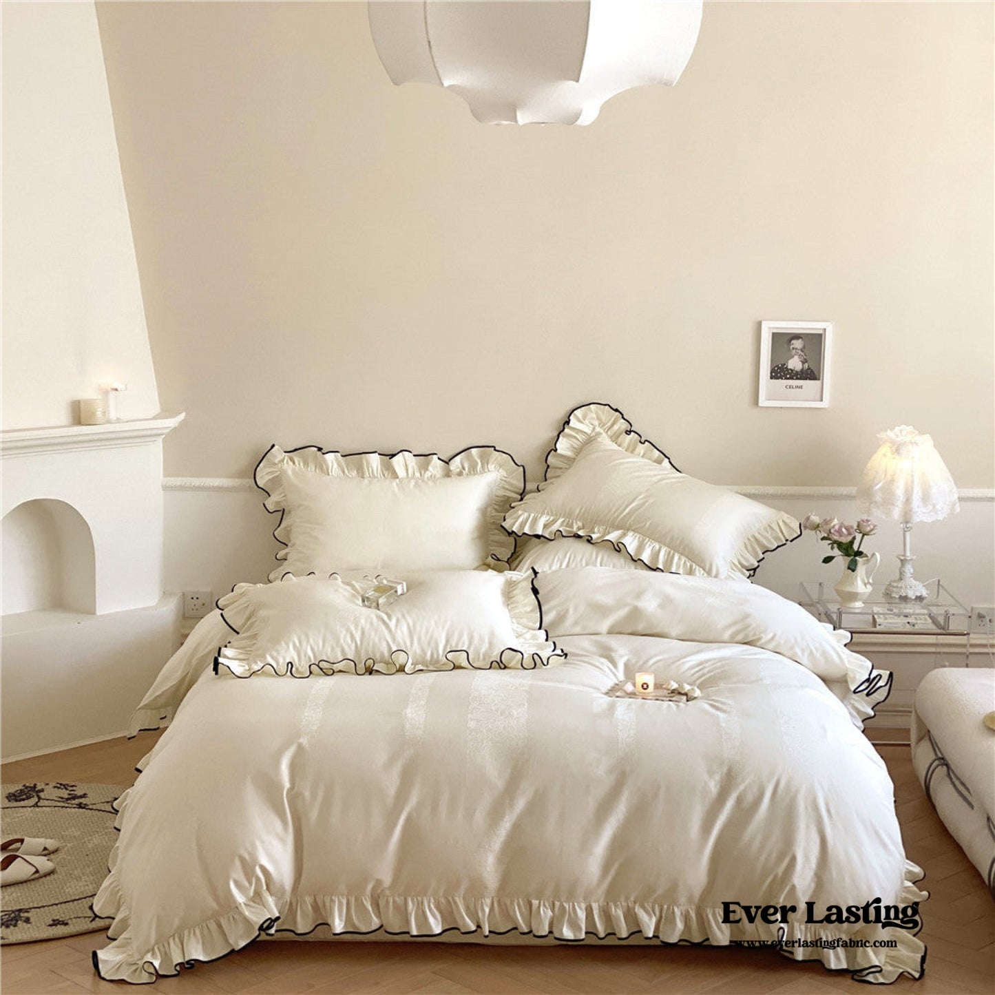 Silky Ruffle Pillowcases