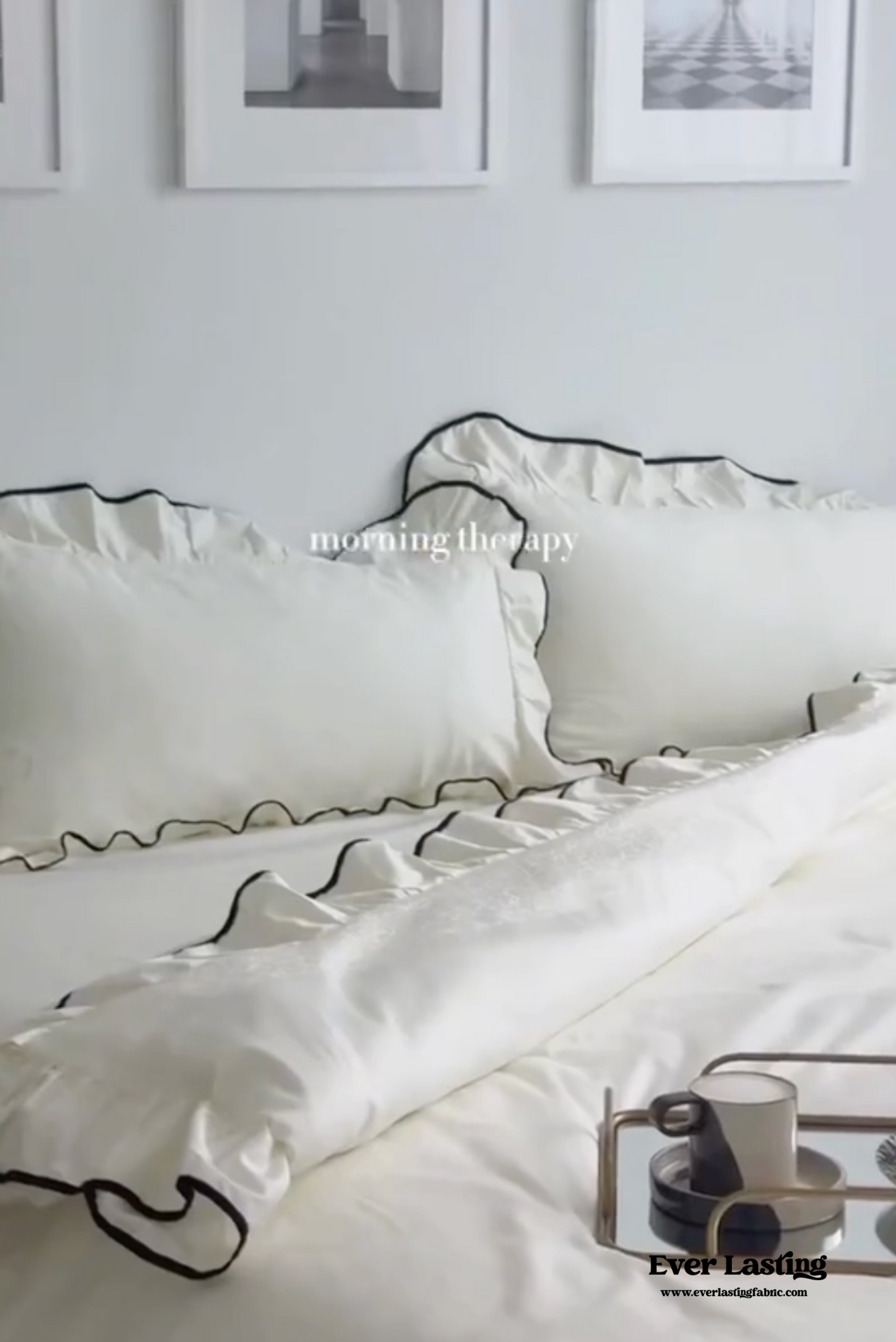 Silky Ruffle Pillowcases