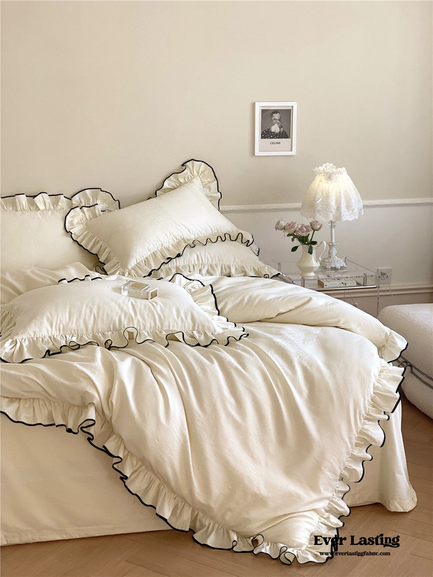 Silky Ruffle Pillowcases