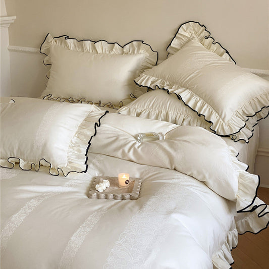 Silky Ruffle Pillowcases