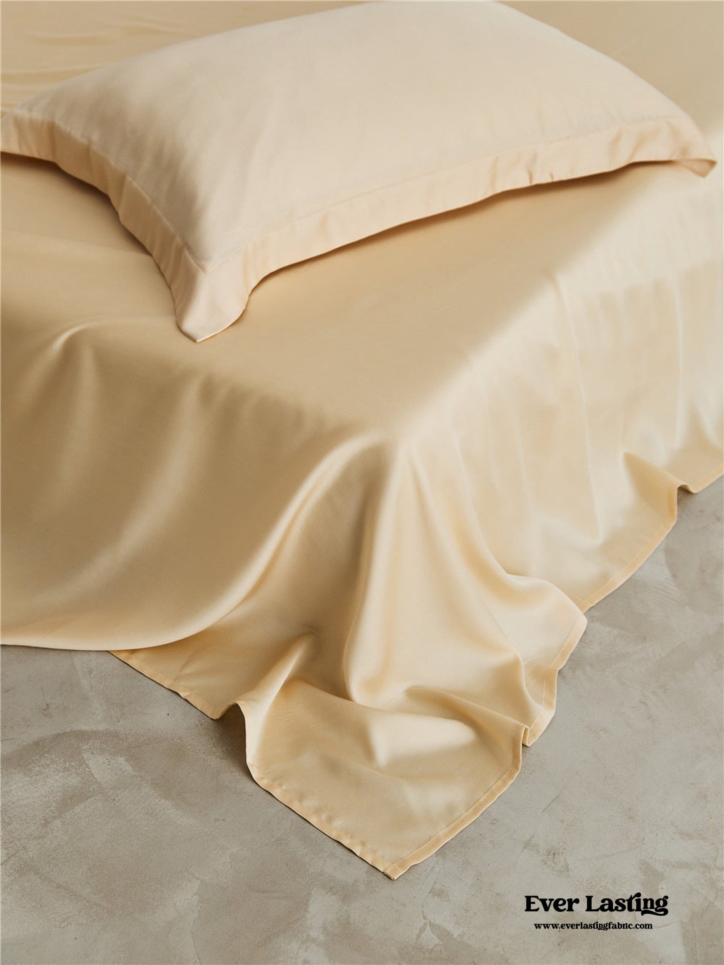 Silky Solid Tencel Sheet - Blue