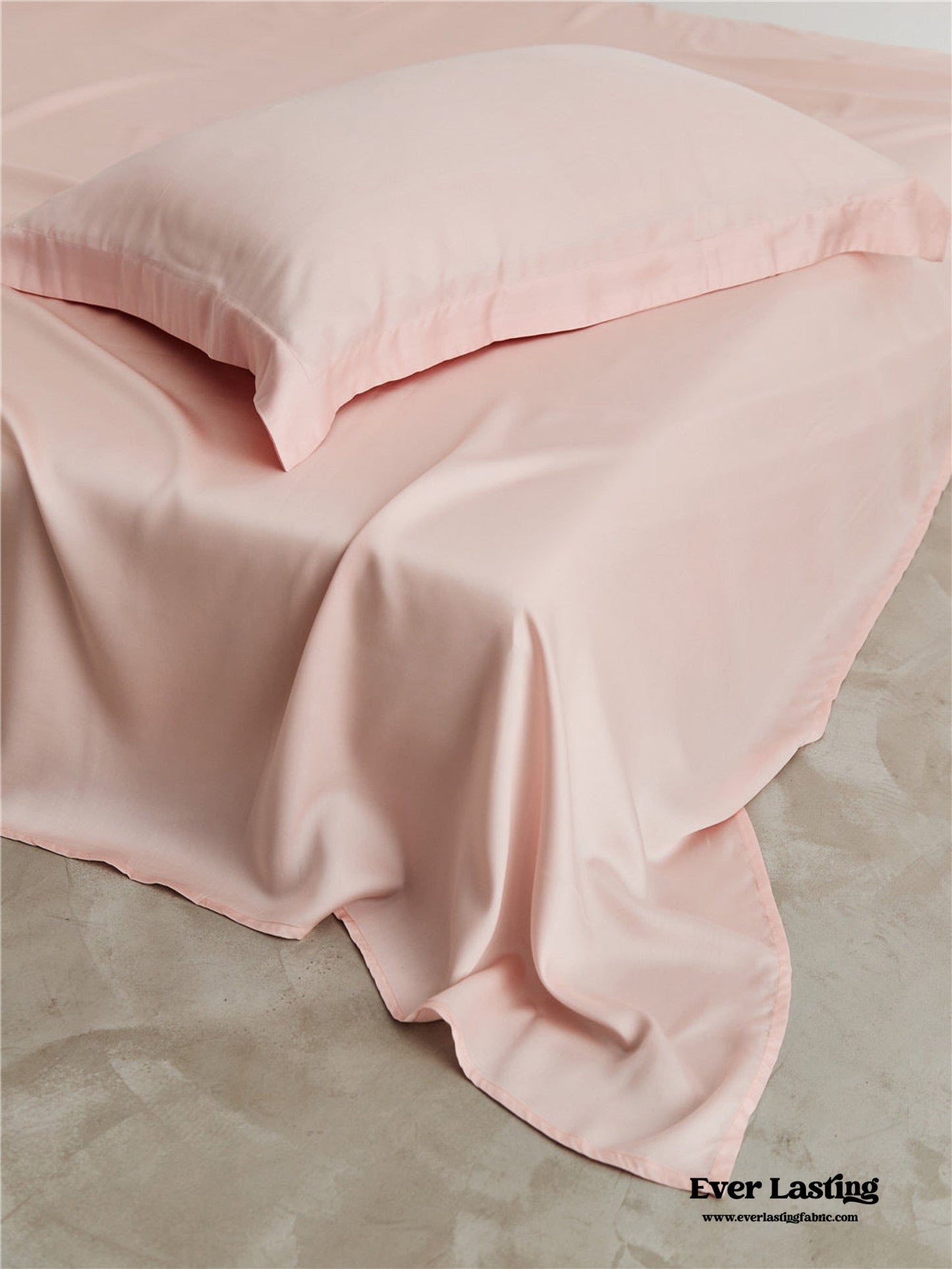 Silky Solid Tencel Sheet - Blue