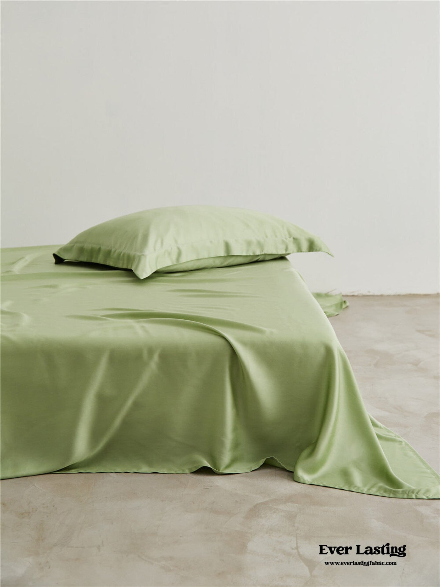 Silky Solid Tencel Sheet - Green