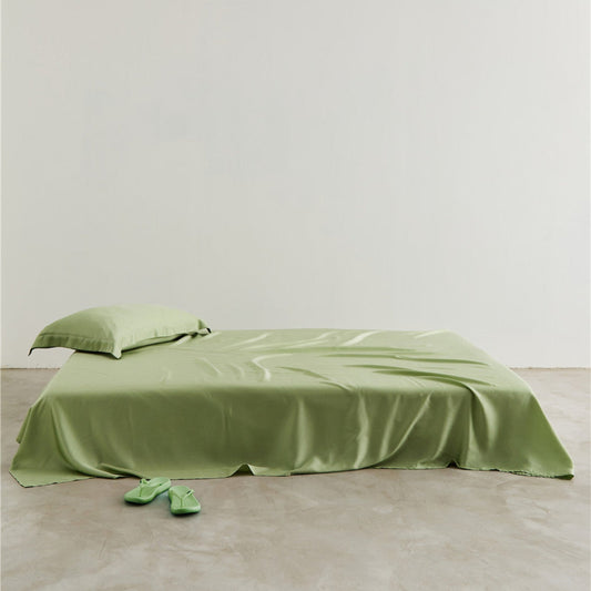 Silky Solid Tencel Sheet - Green